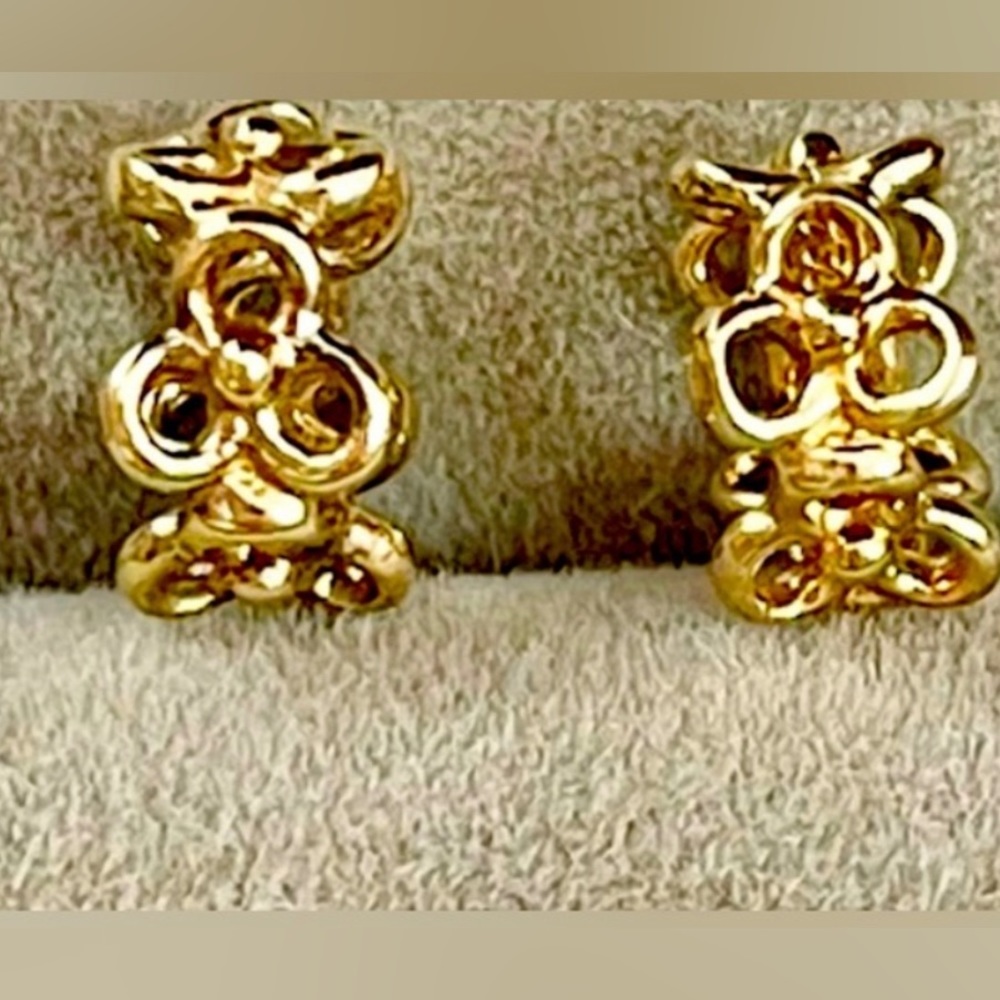 Retired Pandora 14k Yellow Gold Trinity Spacers.